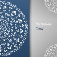 Invitation card template N14