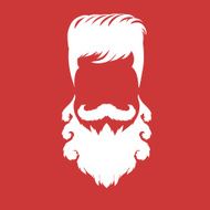 Fashion silhouette hipster style set vector illustration N3