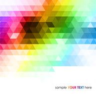 Abstract colorful geometric background N48