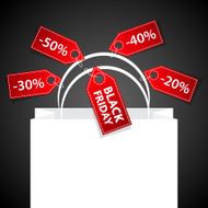 Black Friday shoping bag