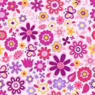 seamless flower pattern N33