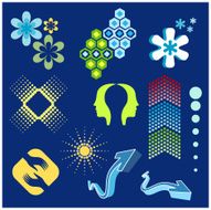 Abstract Design Elements 1 - Vector