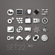 Flat Icons Set N22