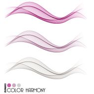 Set of color curve lines N5