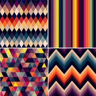 Geometric seamless pattern N155