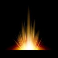 Abstract background with yellow lighting flare N2