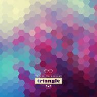 Graphic hexagon pattern N2