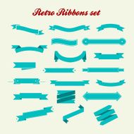 Retro styled ribbons collection N2