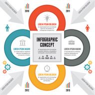 Infographic Concept - Vector Scheme with Icons N10