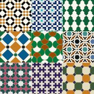 seamless islamic geometric pattern N16