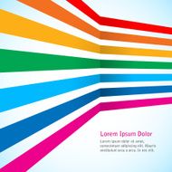 Rainbow stripes on light background N5