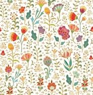 Seamless Floral Pattern N993