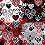 Hearts pattern N9