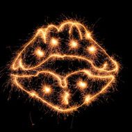 Sparkler lips