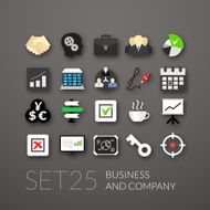 Flat Icons Set N23
