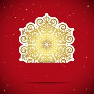 Golden snowflake N4