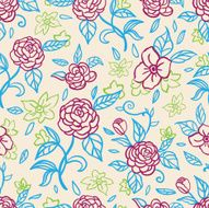 Bright pattern with flowers N3