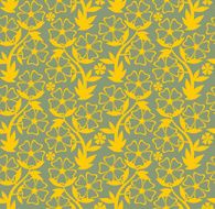 floral wallpaper N76