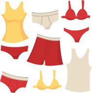 Cartoon Underwear Items Boxers Bra Briefs Tank