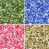 Set of 4 camouflage vector