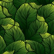 Green plant seamless