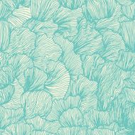 Wave seamless pattern in doodle style N2