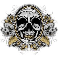 vector skull