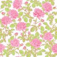 Roses Seamless PAttern N19