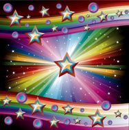 Rainbow Music Background