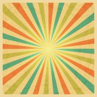 Vintage Sunburst Background N2