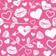 Seamless Valentine&#039;s day background N3