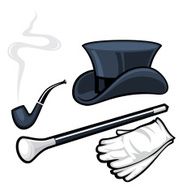 Set of gentleman