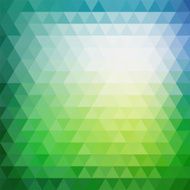 Retro mosaic pattern of geometric triangle shapes N32