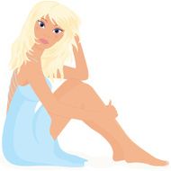 Sitting Blonde