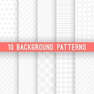 Light grey seamless patterns for universal background Vector illustration N2