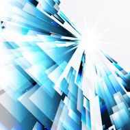 abstract turquoise design elements on a light background N5