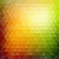 Retro mosaic pattern of geometric triangle shapes N33