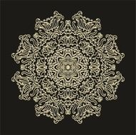 Laced rosette- snowflake