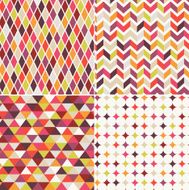 Seamless Geometric Pattern N186