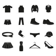 Clothes icon set N13