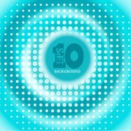 Vector creative circle blue background Eps10