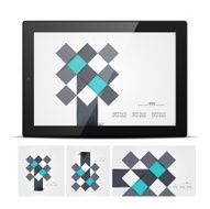 Vector abstract mosaic design