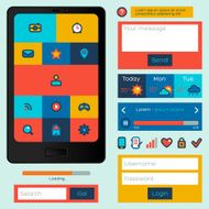 Flat UI design