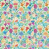 Seamless floral vector pattern N42