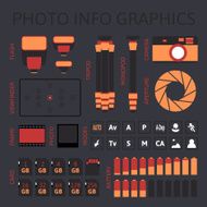 Photo infographics set N2