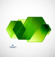 Shiny abstract green background