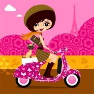 French love vespa