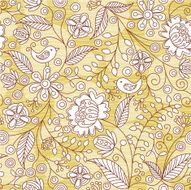 Floral Pattern N609