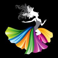 Fashion woman illustration N10