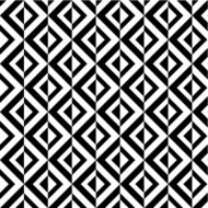 abstract black and white rhombus decoration pattern background